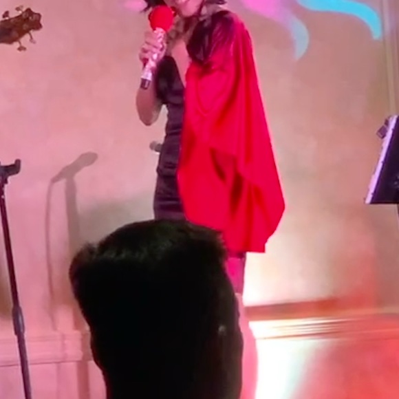 *Like New* Nicole Miller Red Burgundy Dress Women Designer Evening Cocktail Sz 4 - Picture 5 of 8